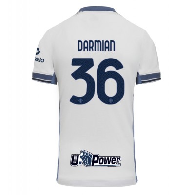 Dres Inter Milan Matteo Darmian #36 Gostujuci 2024-25 Kratak Rukav Dres Inter Milan Matteo Darmian #36 Gostujuci 2024-25 Kratak Rukav